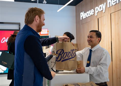 click and collect airport boots.